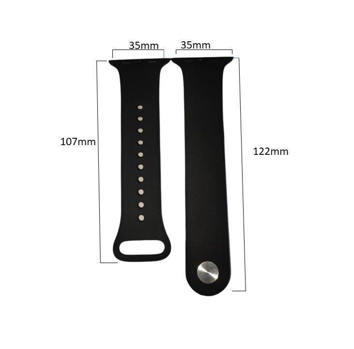 Correa Boton Compatible Iwatch Apple Watch Rosado Claro 42-44-45MM-1