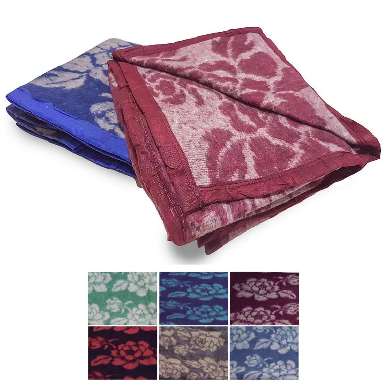 Frazada Termica 2 Plazas 200x200cm Rojo Golden-1