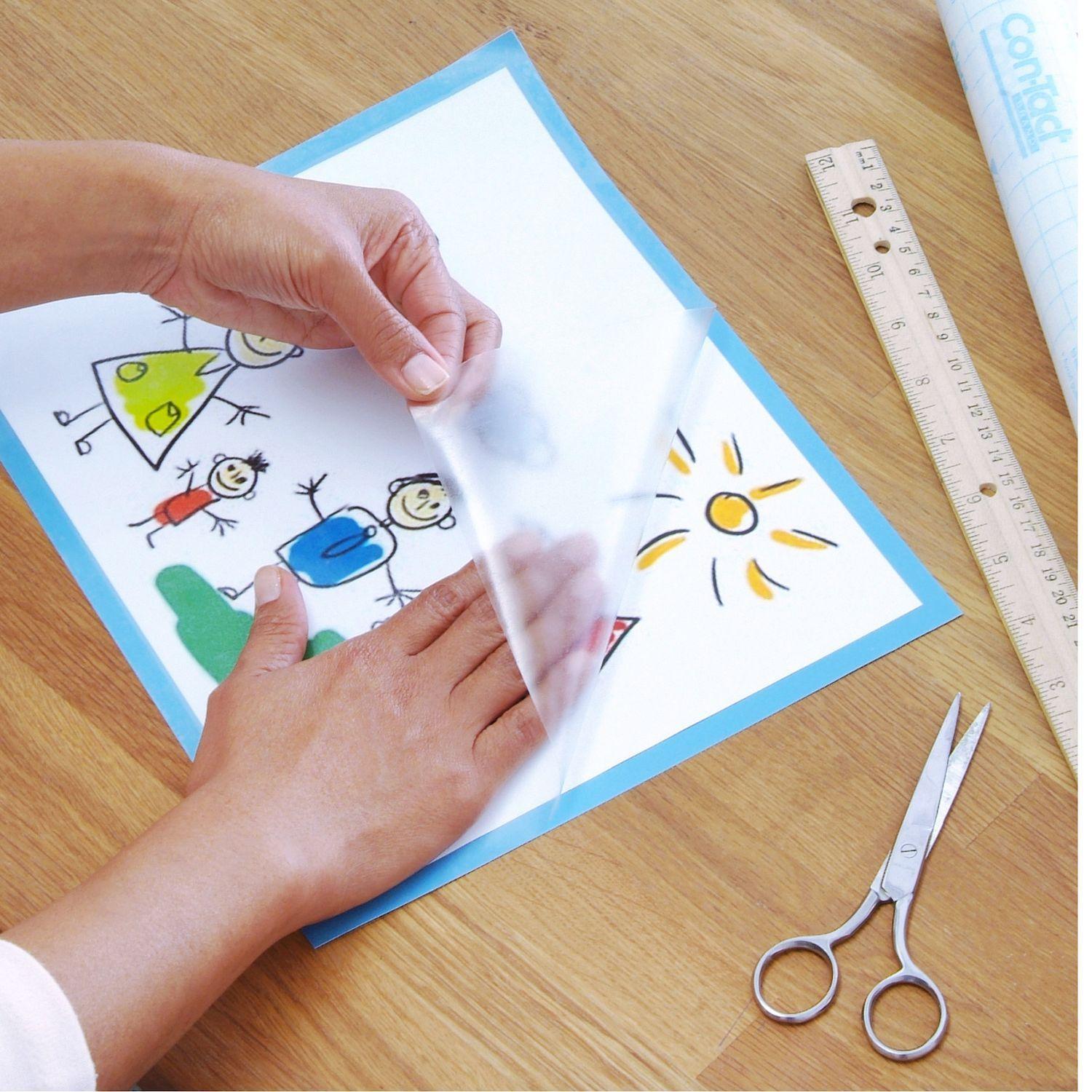 Pack 3 rollos Papel Adhesivo Transparente 274x45cm c/u-3