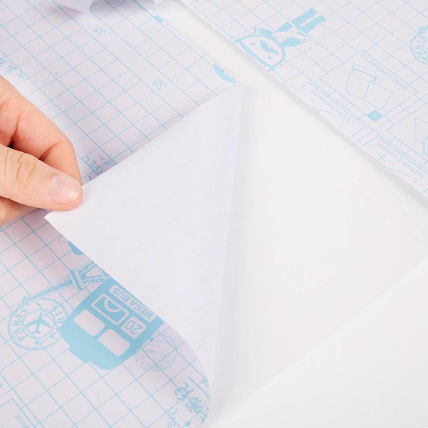 Pack 3 rollos Papel Adhesivo Transparente 274x45cm c/u-4