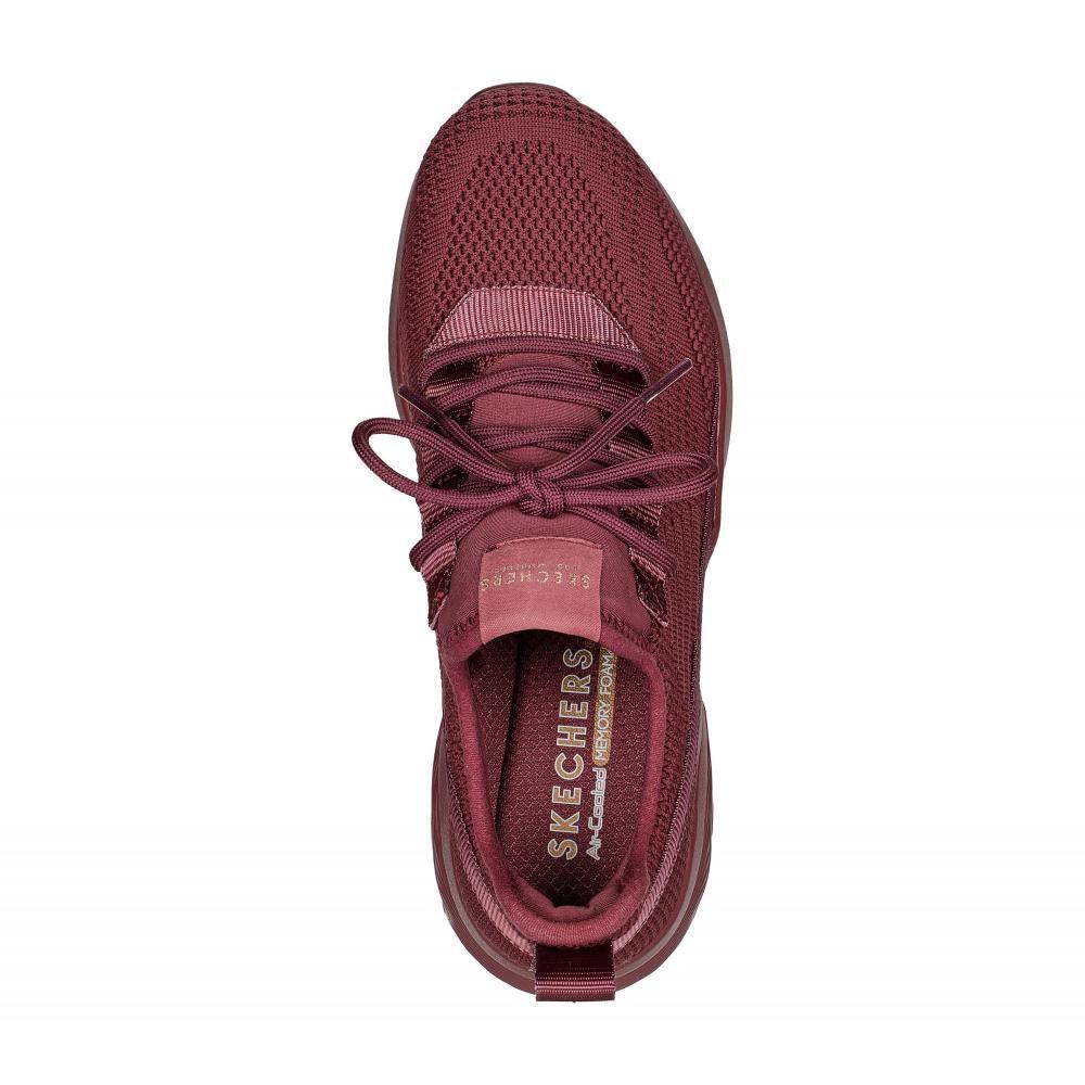 Zapatilla Mujer MUno Burdeo Skechers-1