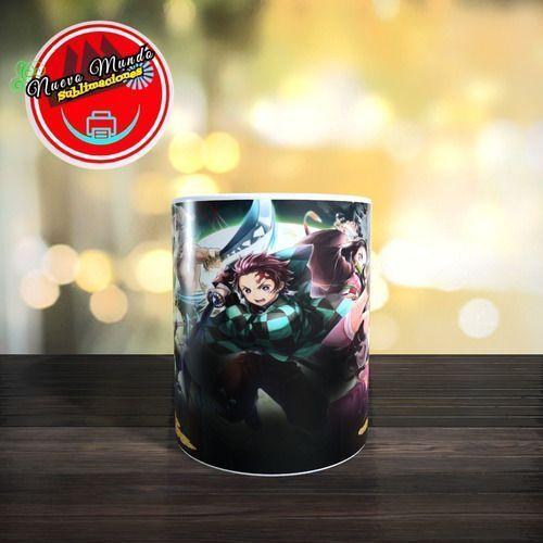 Taza Blanca De Demon Slayer - Kimetsu No Yaiba-0