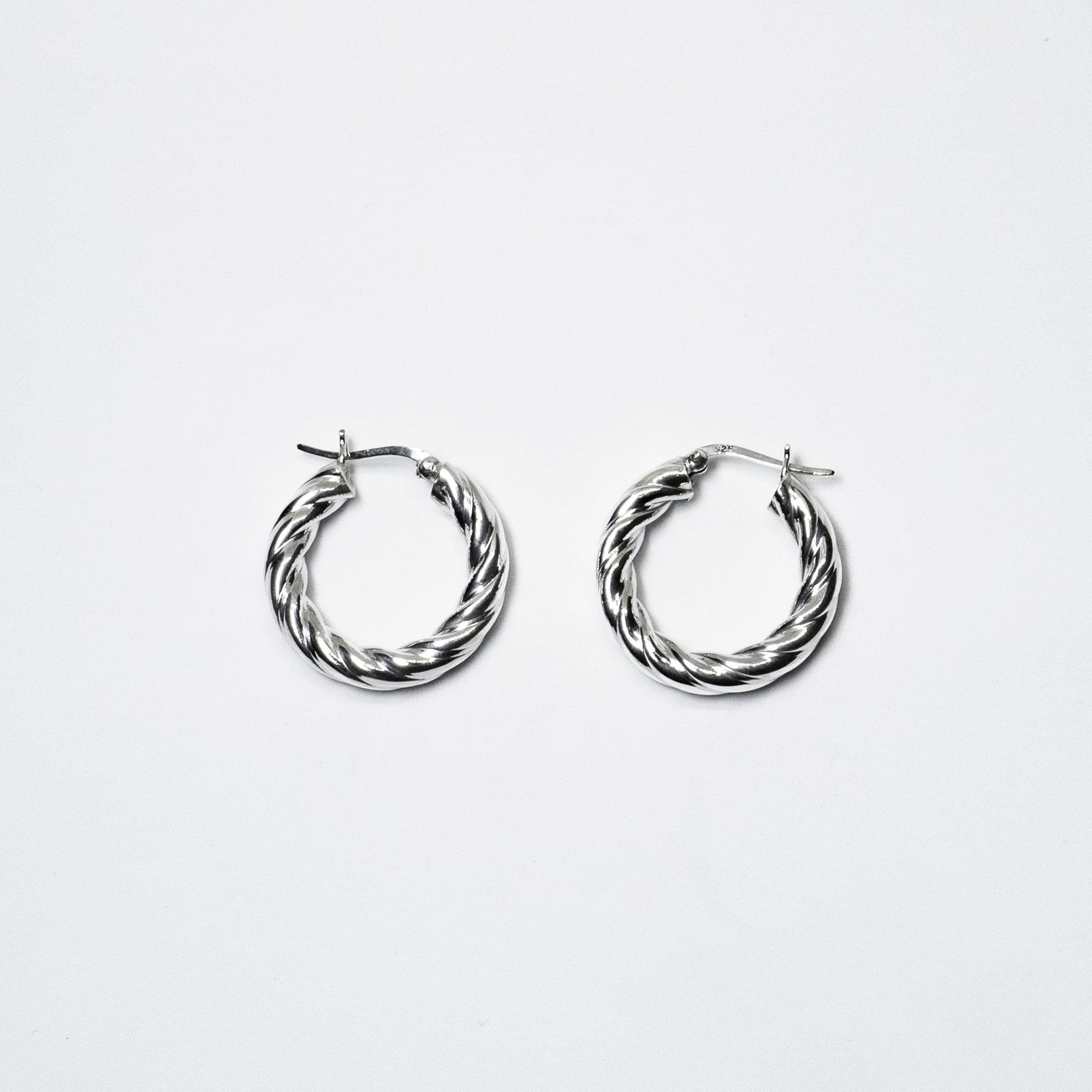 Argolla Plata inflada 25 mm / 5 mm. Plata Philippa Joyas-0