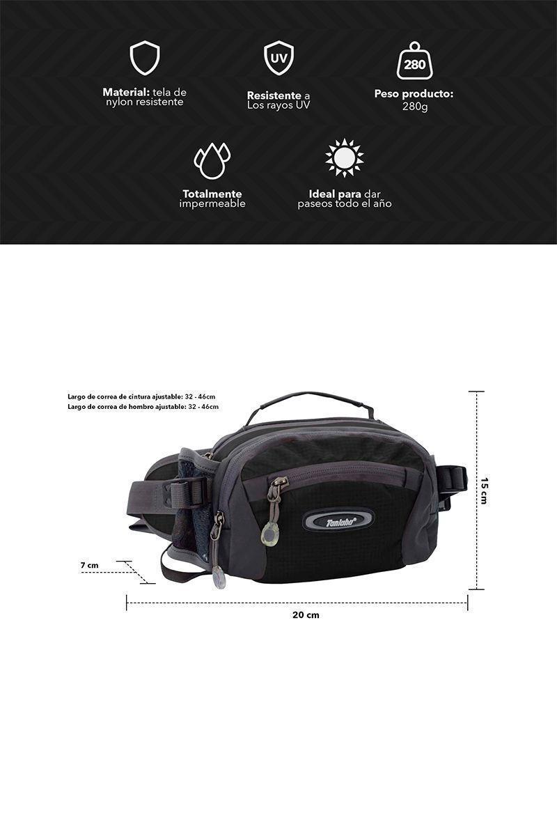 Banano Portabotella Outdoor Trekking Negro-2