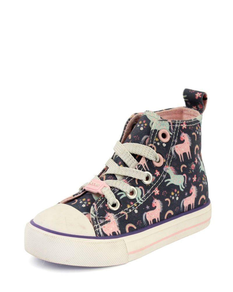 Zapatilla Urbana Caña con Cordones A Caminar Niña Ficcus-1
