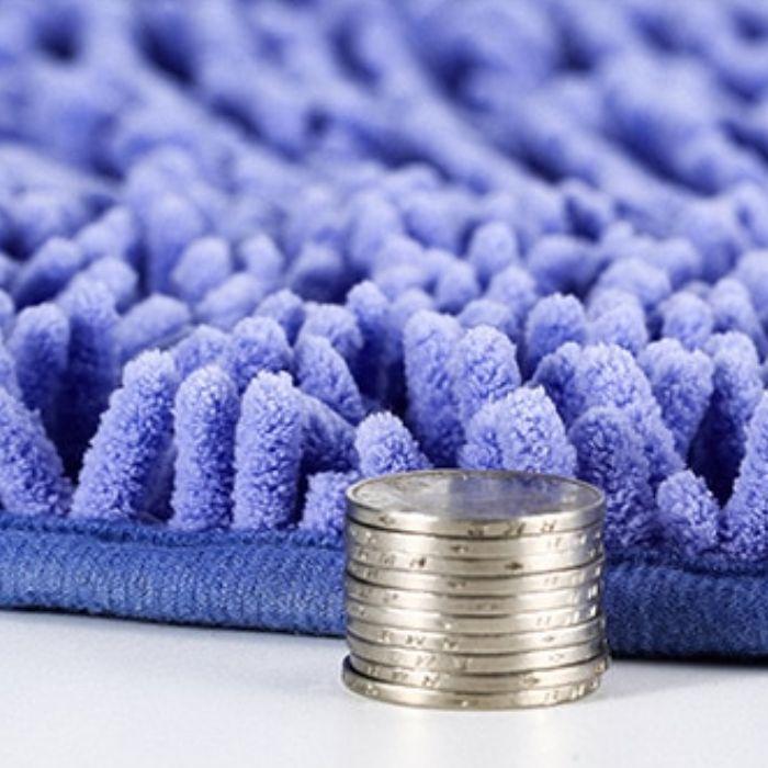 Alfombra Baño Microfibra Bajada Ducha Absorbente 50 X 80 Cm - Café-2