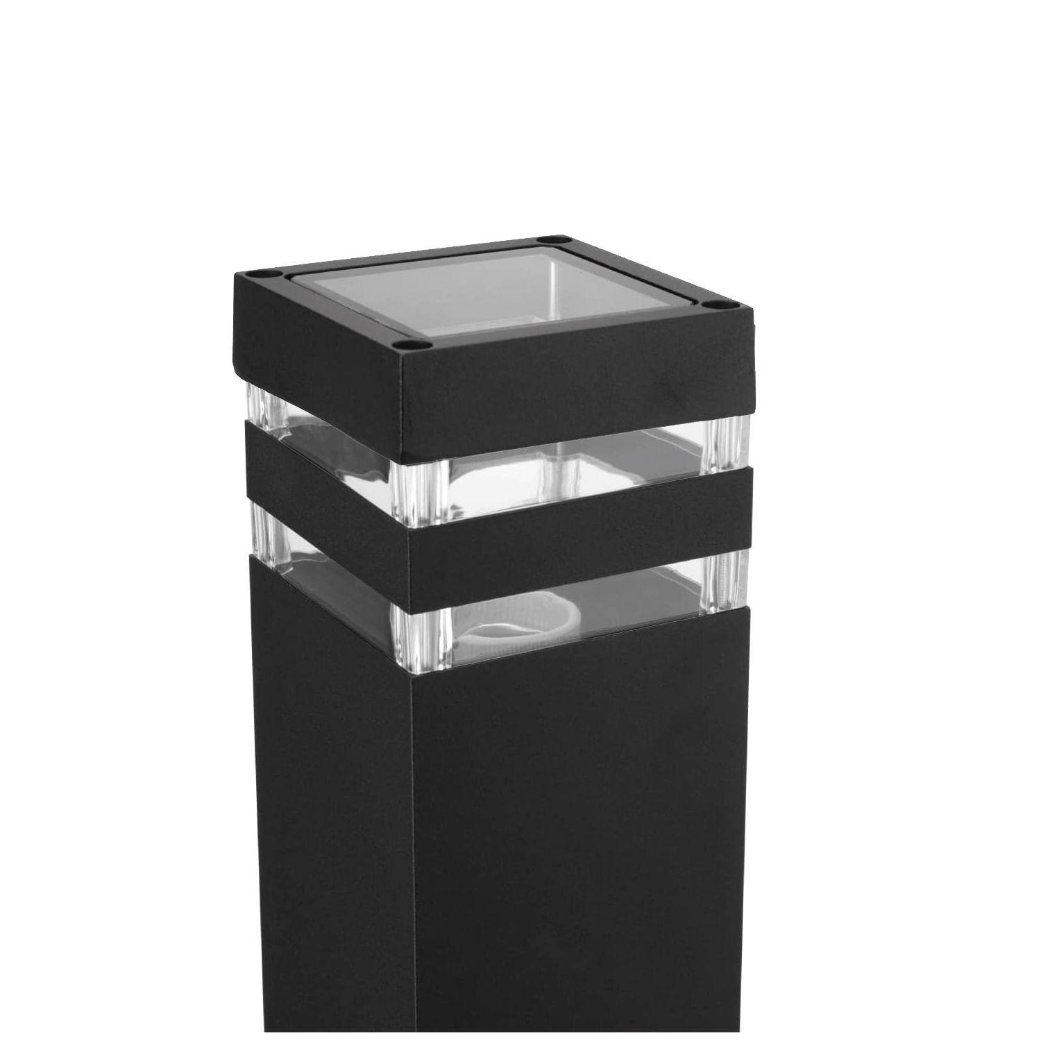 Apliqué de Piso LED Exterior 50cm E-27 Negro-1