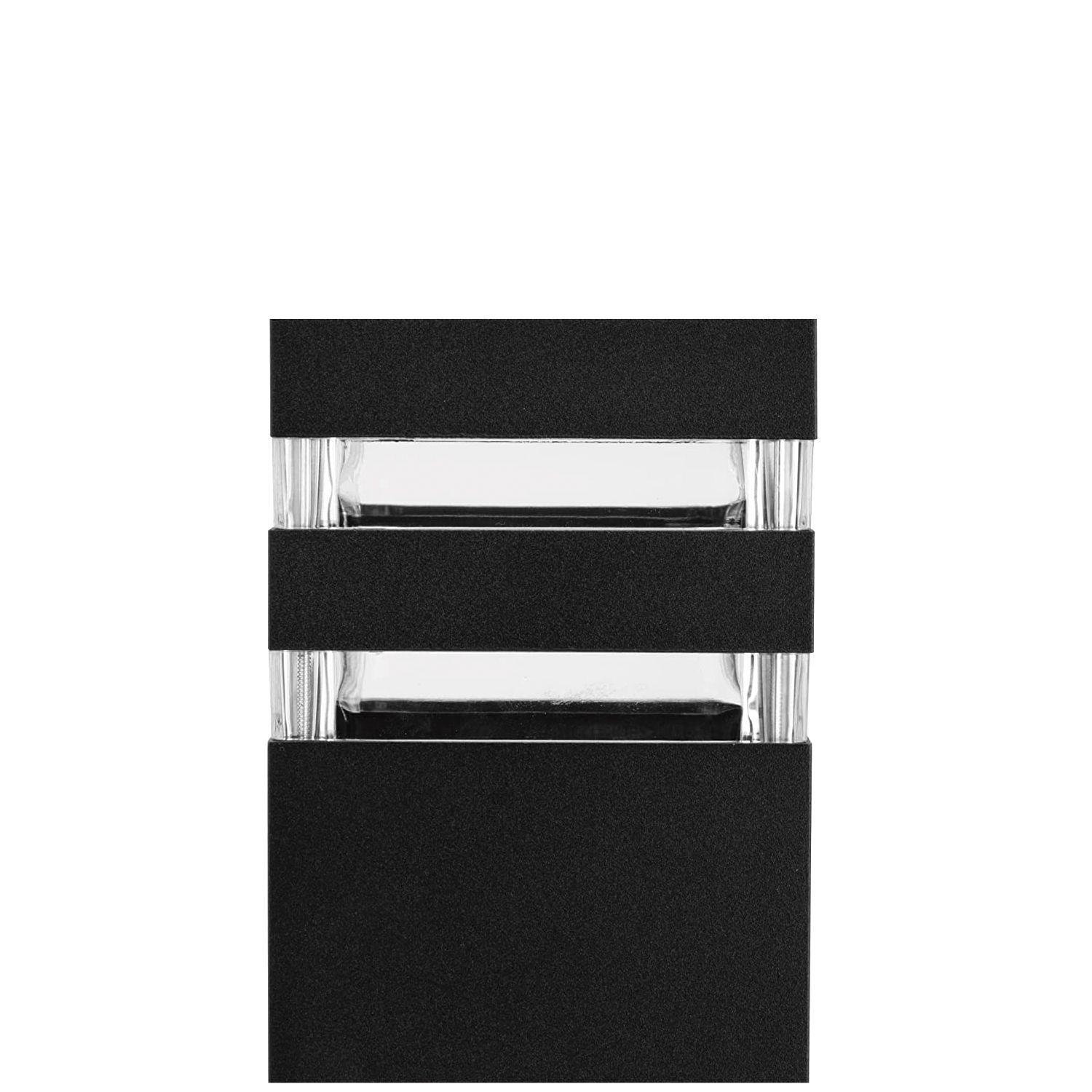 Apliqué de Piso LED Exterior 50cm E-27 Negro-3
