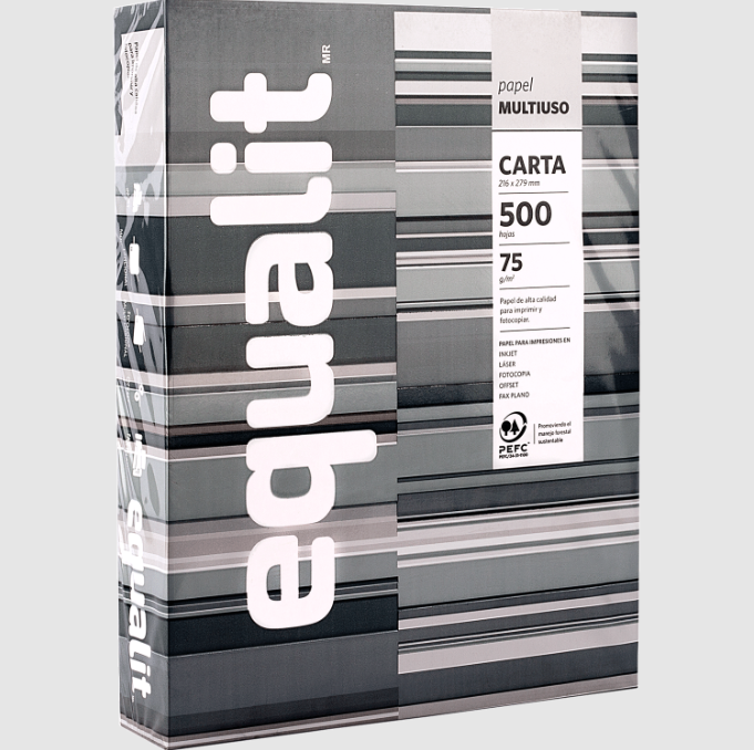 Pack 10 Resma Carta 500 Hojas Equalit-0