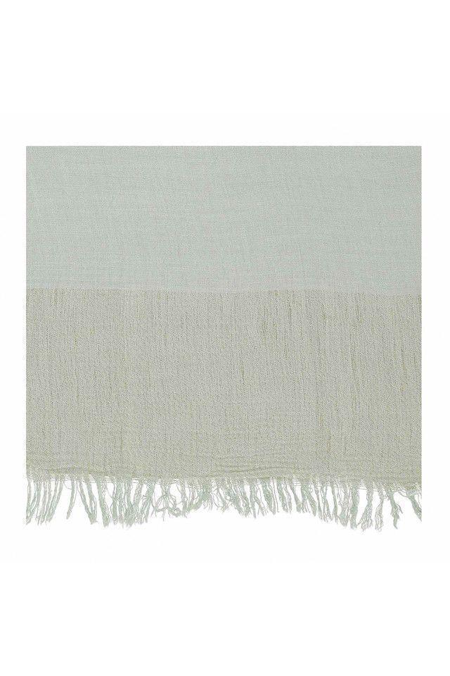 Pañuelo Liso Verde Organic Nature Borde Lurex Humana-1