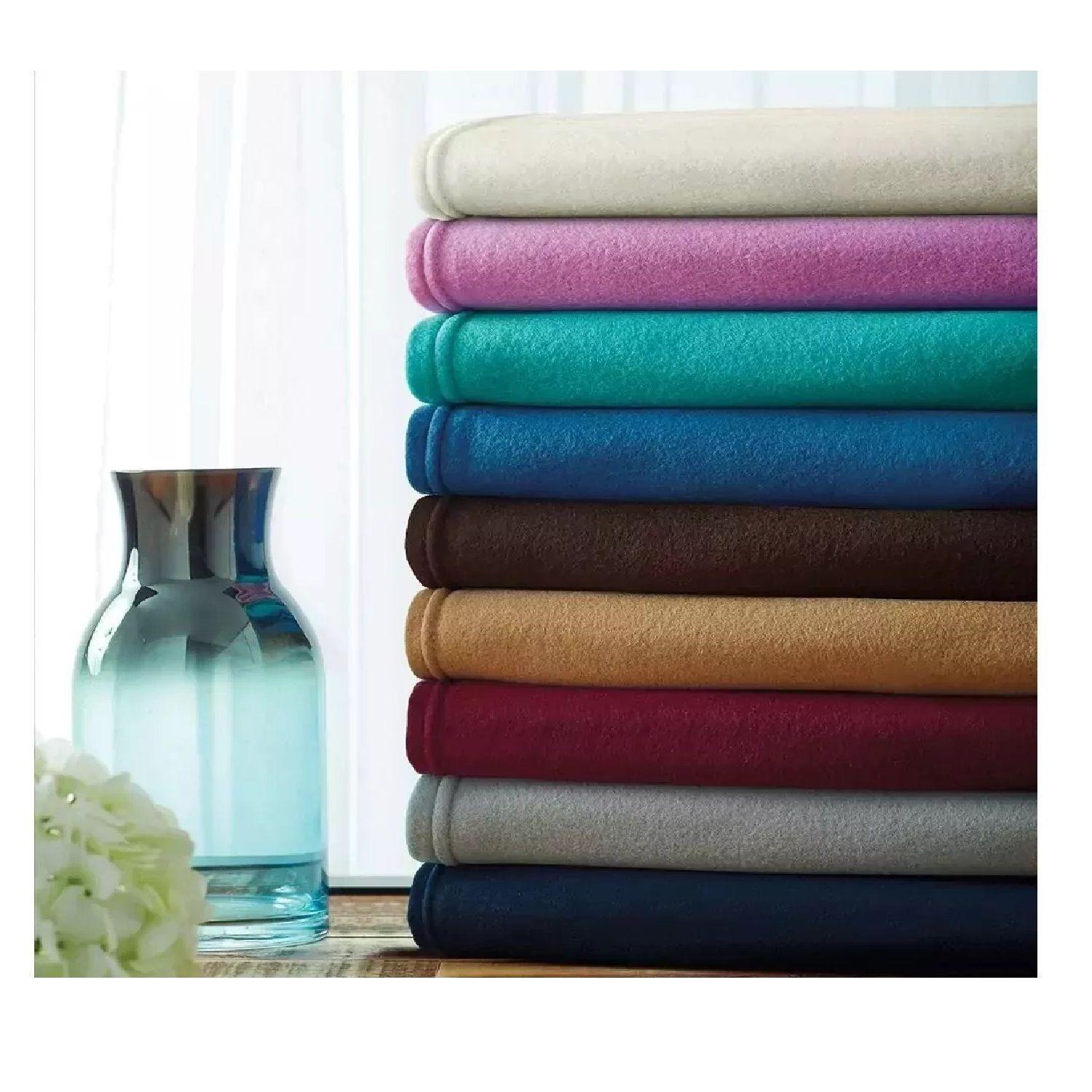 Sábanas De Polar 1,5 Plazas Sabana Polar Invierno Set 3 Pzas Burdeo-1