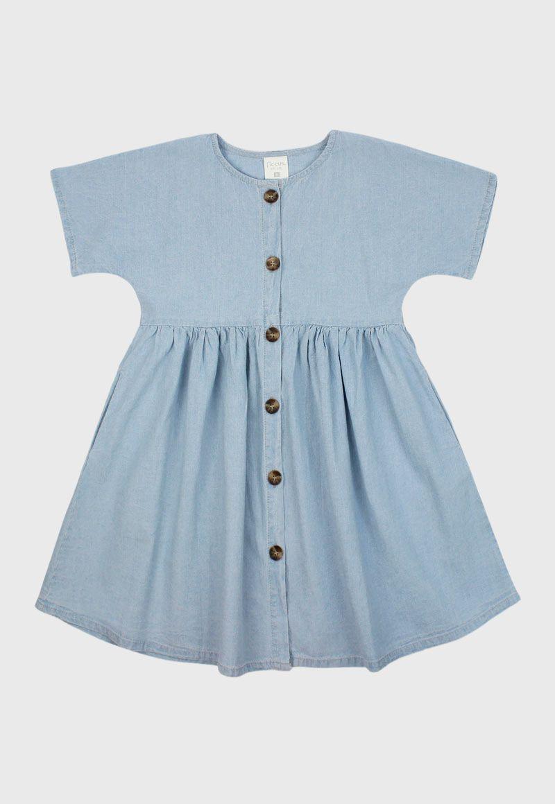 Vestido kids niña jeans soul 317-0