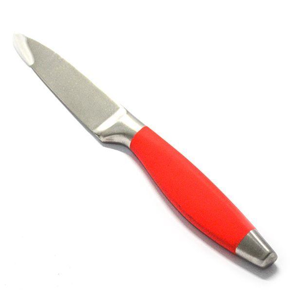 Cuchillo pelador 3,5" mango silicona-0