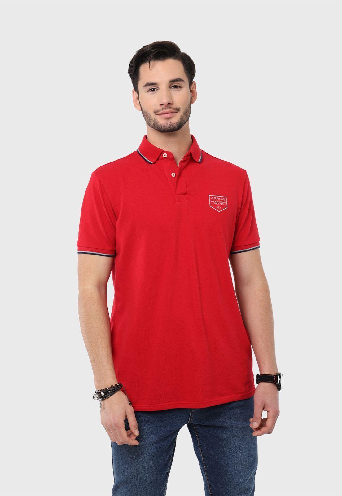Polera Piqué Manga Corta Arrow-0