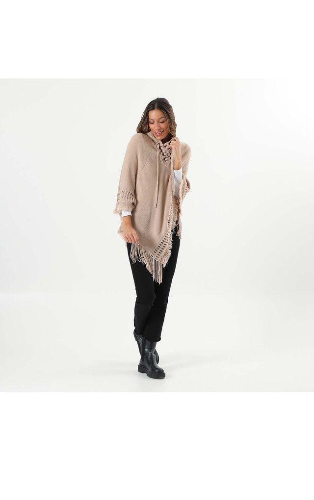 Poncho Beige Aztec i-D-0