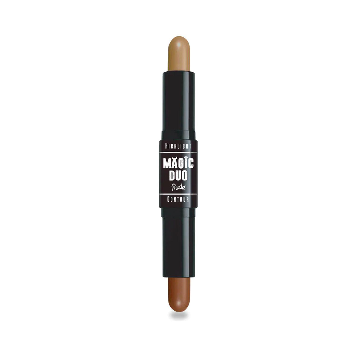 Set Esponja Con Iluminador y Contorno en Barra Dark Rude Cosmetics-2