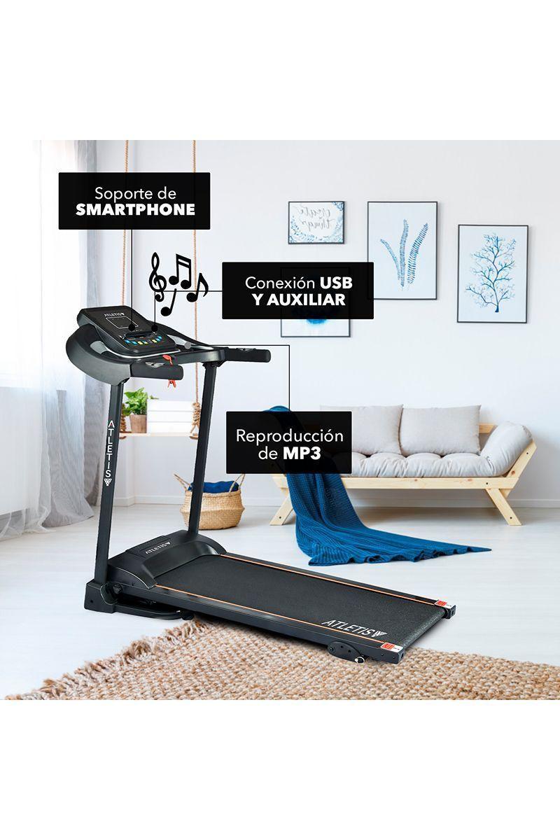 Pack Trotadora Home A8050 + Mancuerna Ajustable 24 kg Rojo-5