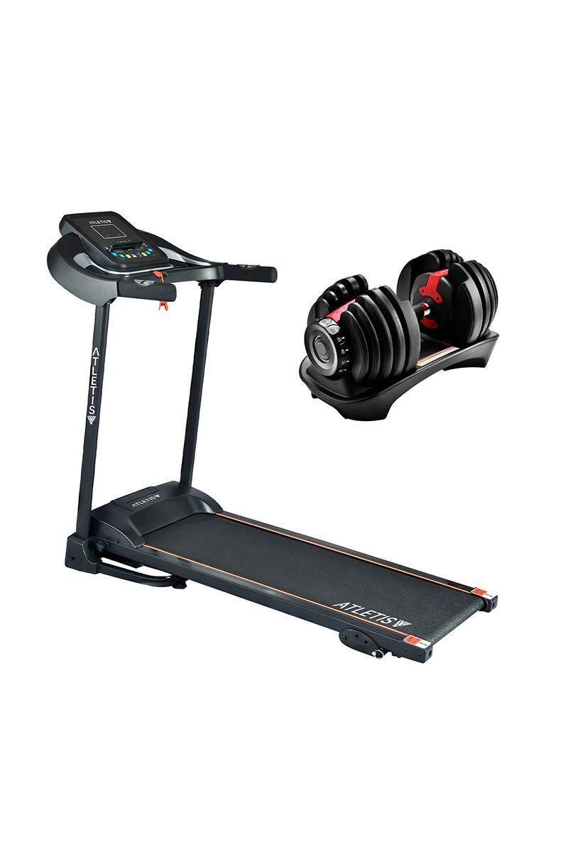 Pack Trotadora Home A8050 + Mancuerna Ajustable 24 kg Rojo-0