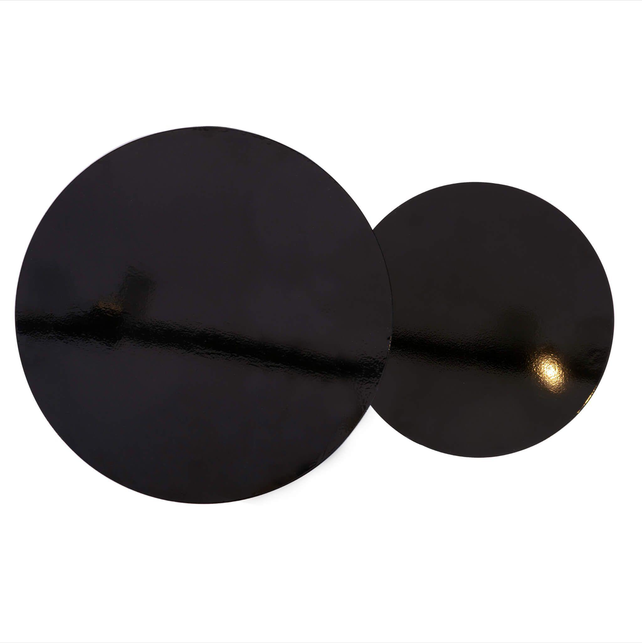 Mesa lateral nido circular | Metal Black-5