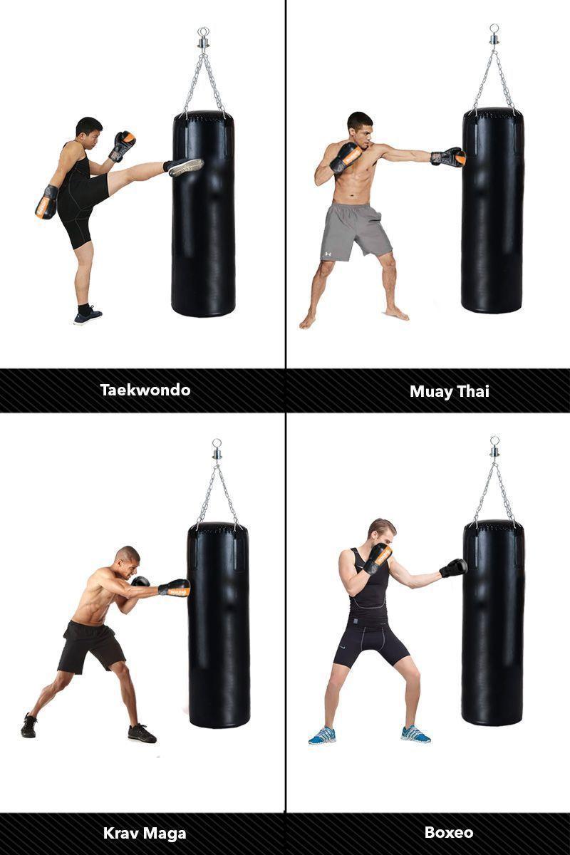 Guantes de Boxeo Profesional 8 Oz Naranjo-4