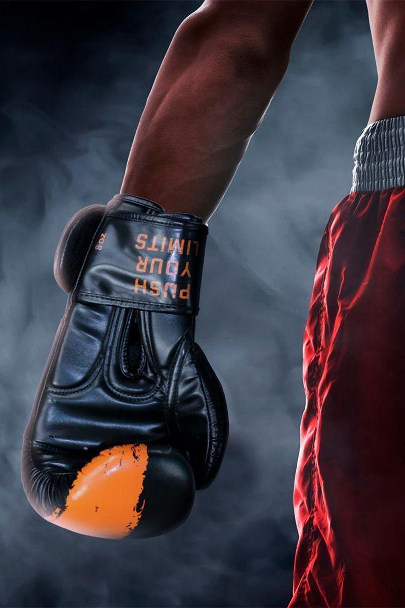 Guantes de Boxeo Profesional 8 Oz Naranjo-5
