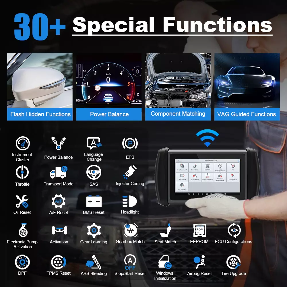 Scanner y Programador de Llaves Automotriz Ik618 = Pad2-1