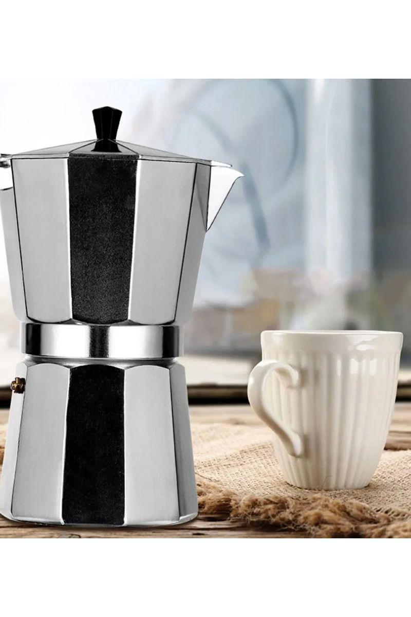 Cafetera Italiana 6 Tazas Cafetera Portatil-6