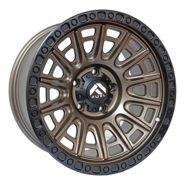 SET 4 LLANTA 17X9 5X127 ET-12 MBRNZ-LMB CYCLE-0