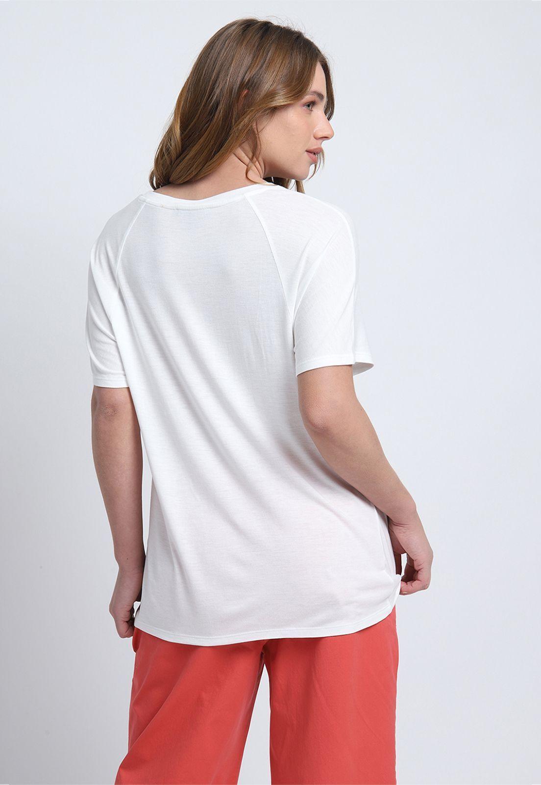 Polera Manga Corta Esprit Blanco-1