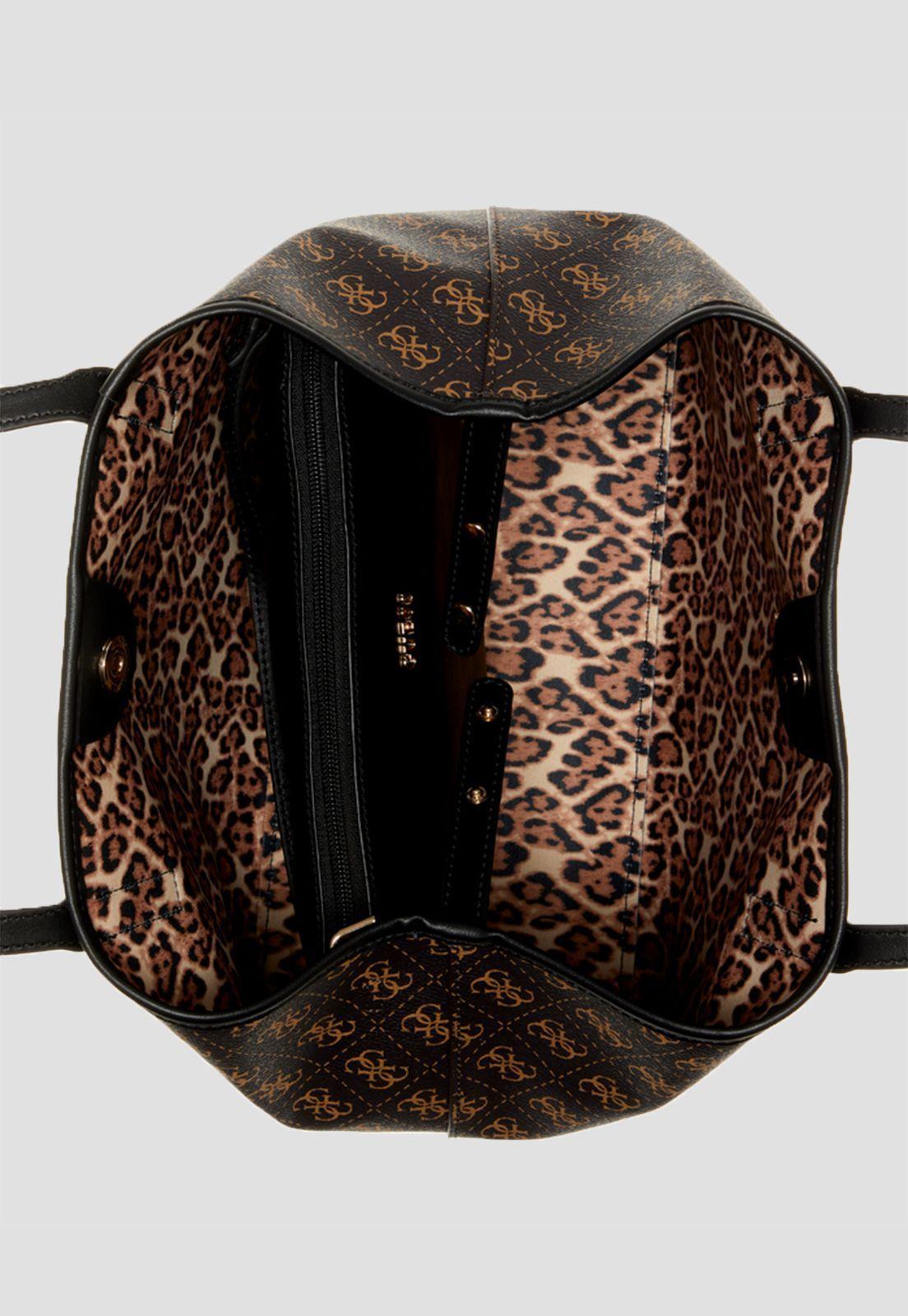 Cartera Vikky Tote Brm Blanco Guess-3