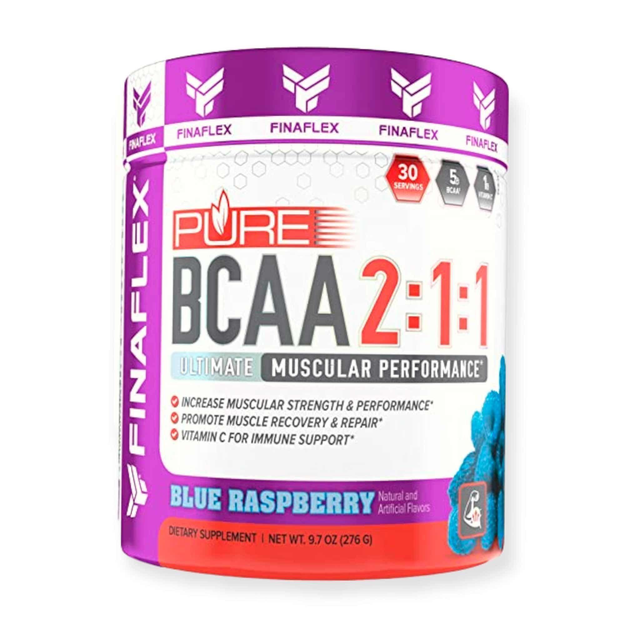 Pure Bcaa 2:1:1 - Finaflex - 30 Serv Blue Raspberry-0