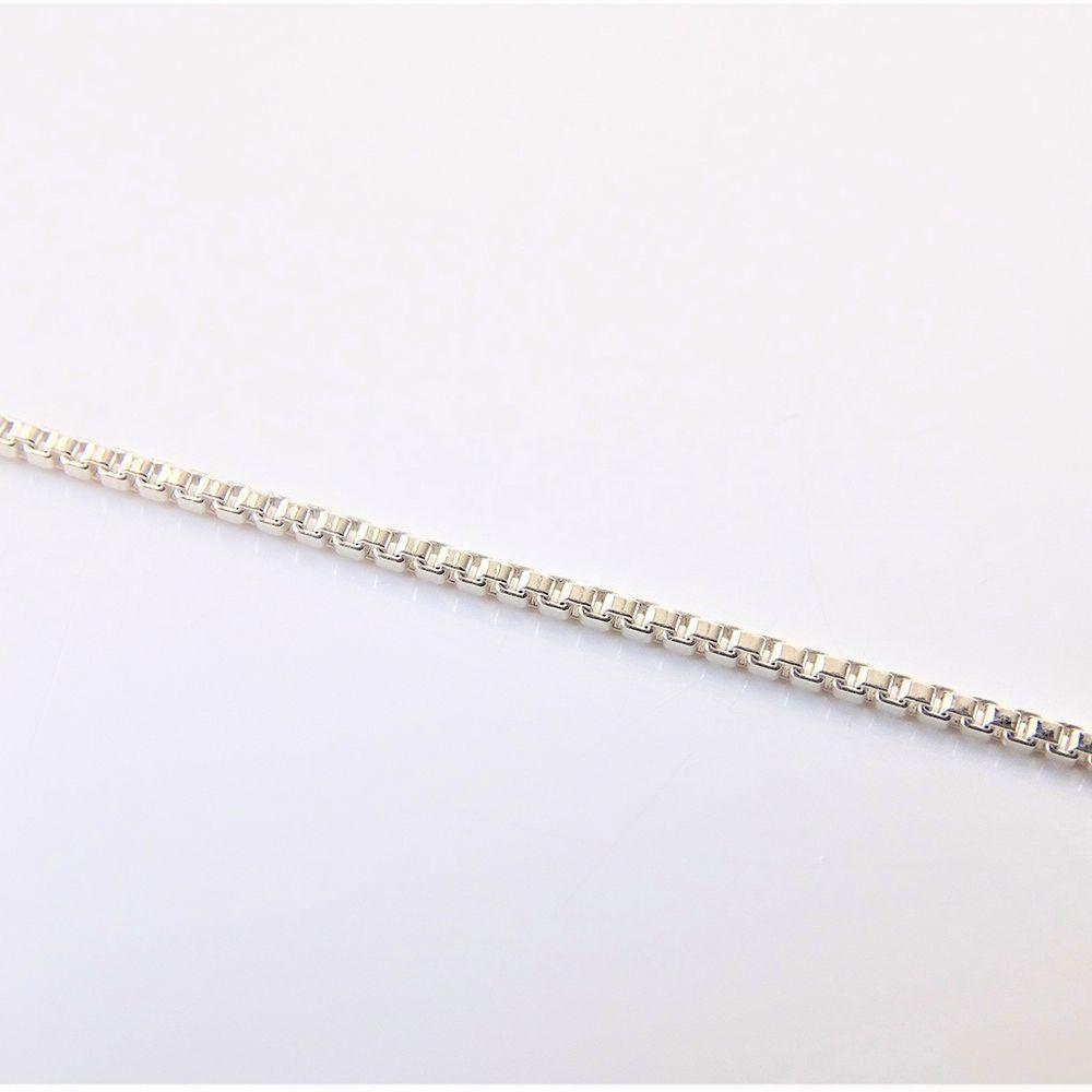 Cadena De Plata Fina Veneciana (50 Cm) - MABELITA-3