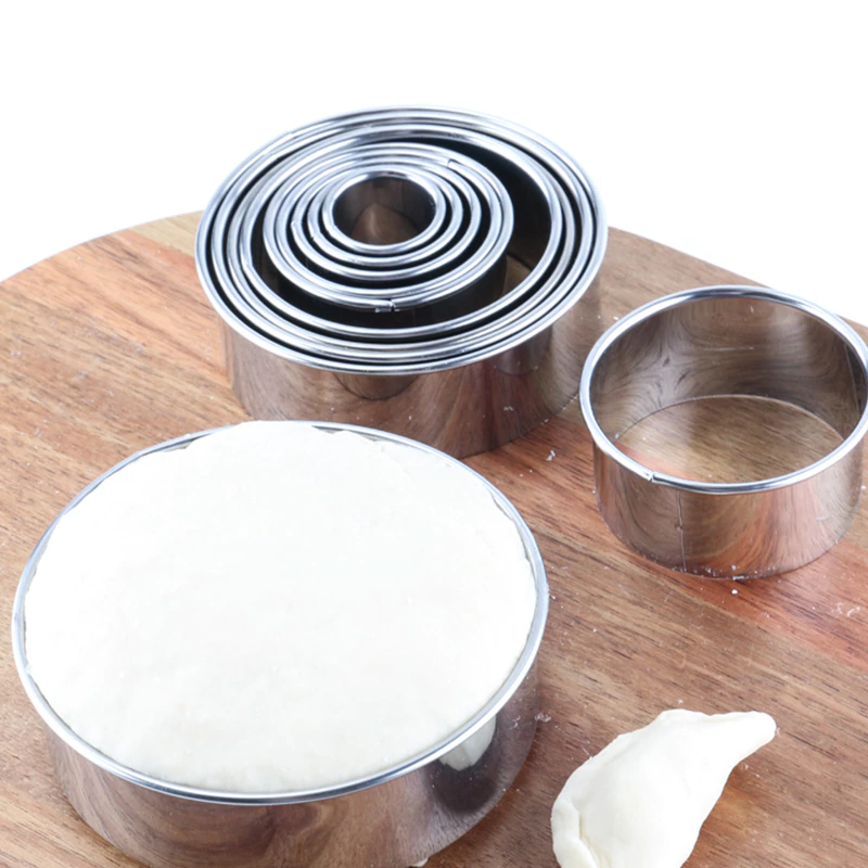 14 Moldes Galletas Circulo Molde De Galleta Cortador Galleta-1