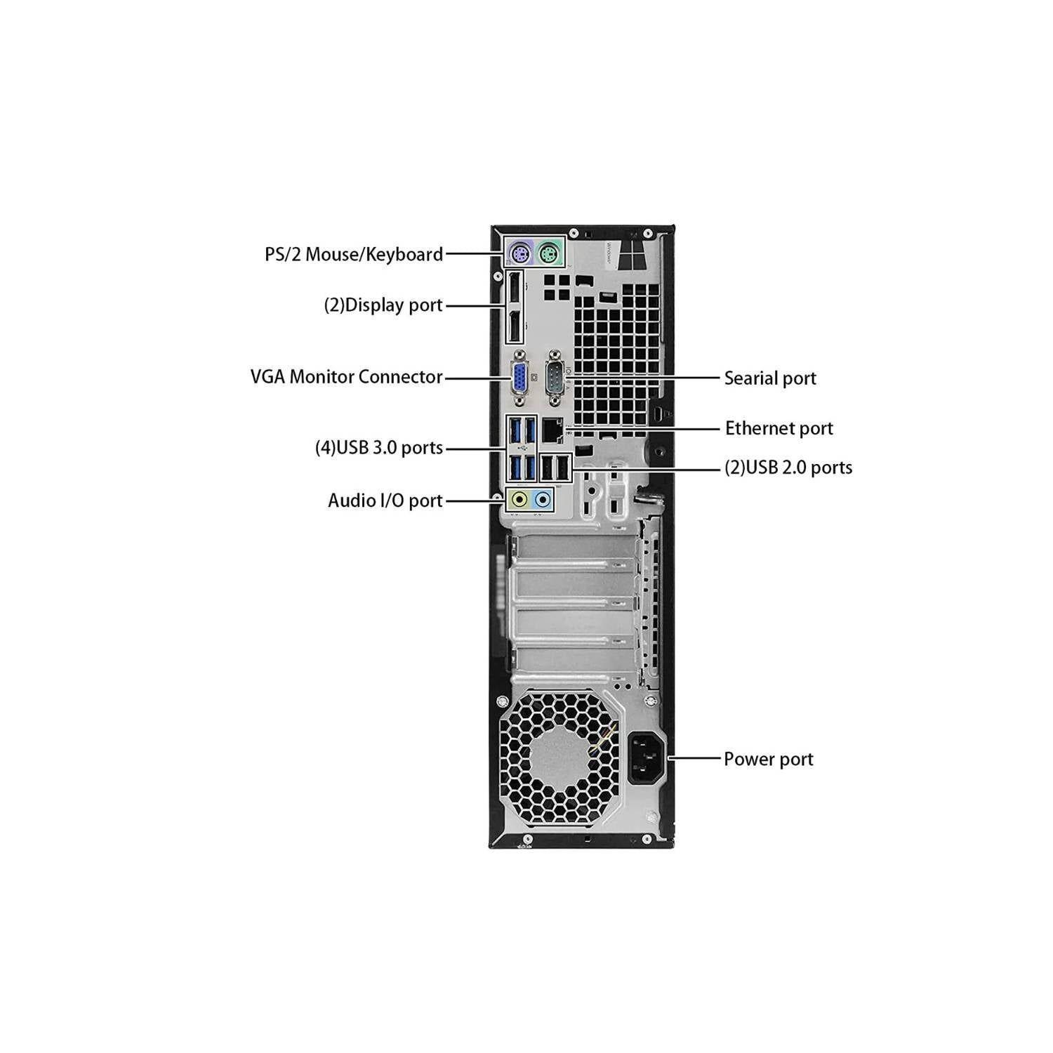 PC Desktop Hp Prodesk 600 G2 i5 8GB 500GB GRADO A-3