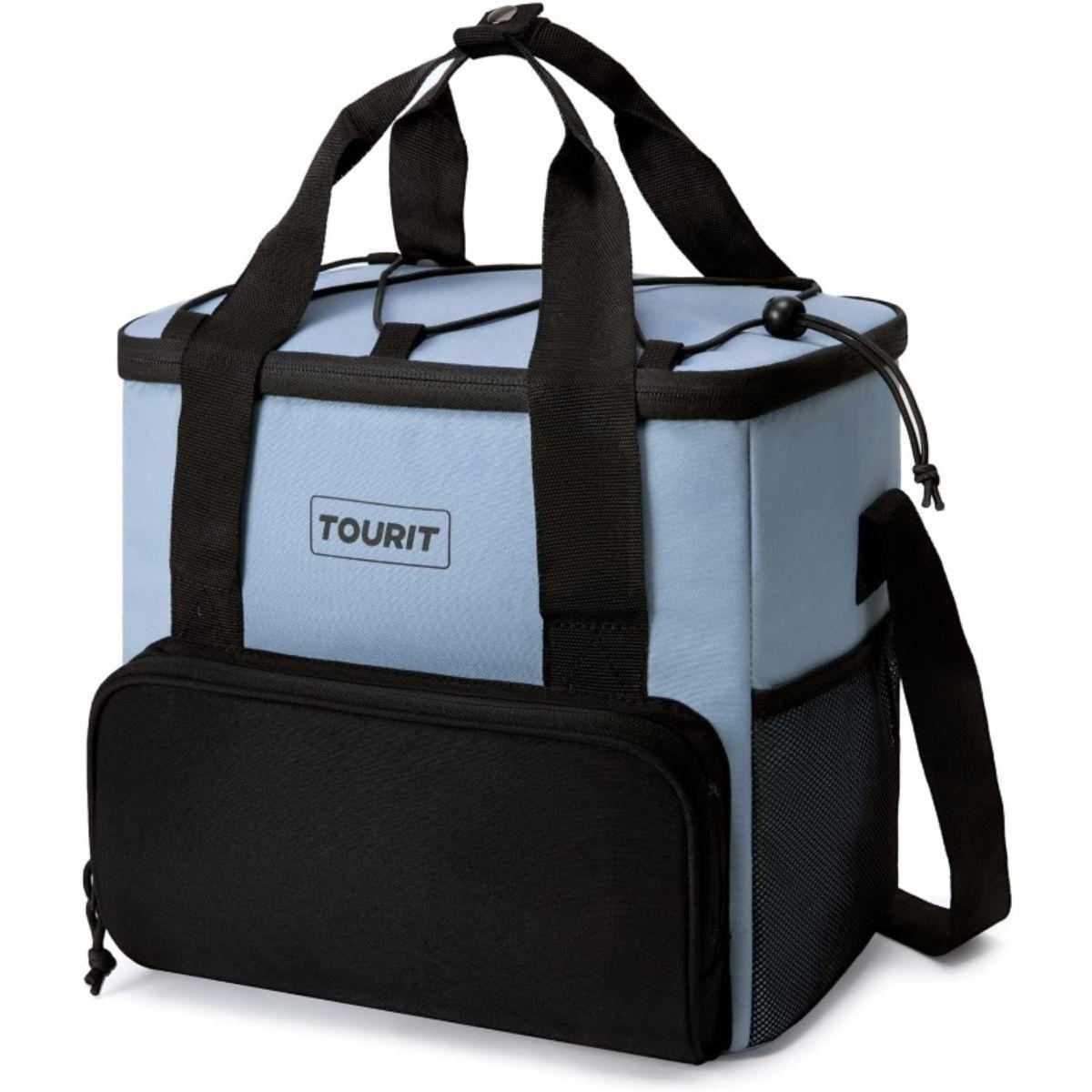 Tourit Cooler Bag refrigerador aislado portátil de 14L - Azul-0