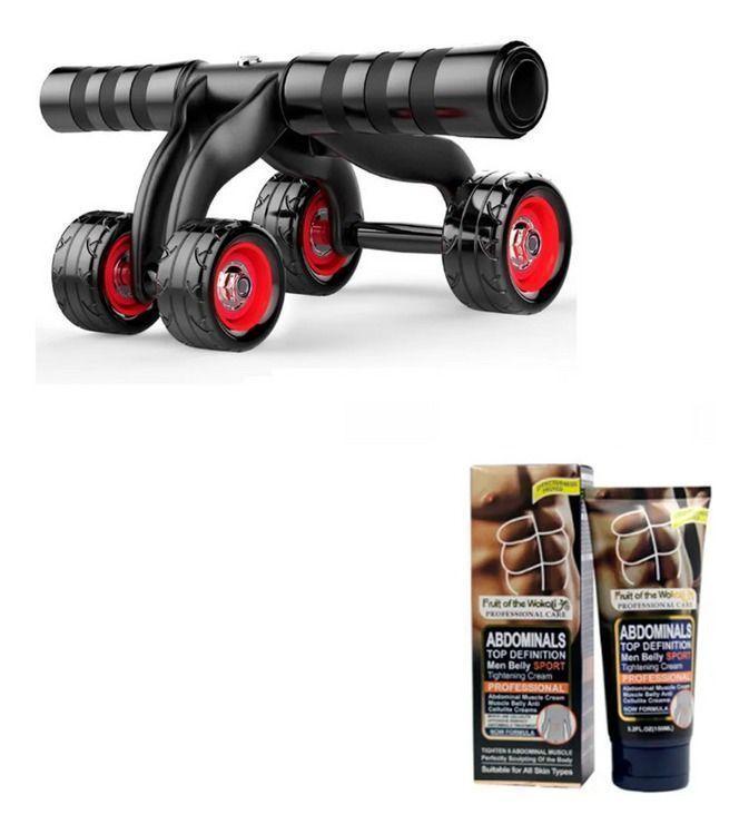 Rueda Abdominal 4 Ruedas + Crema Abdominal-0