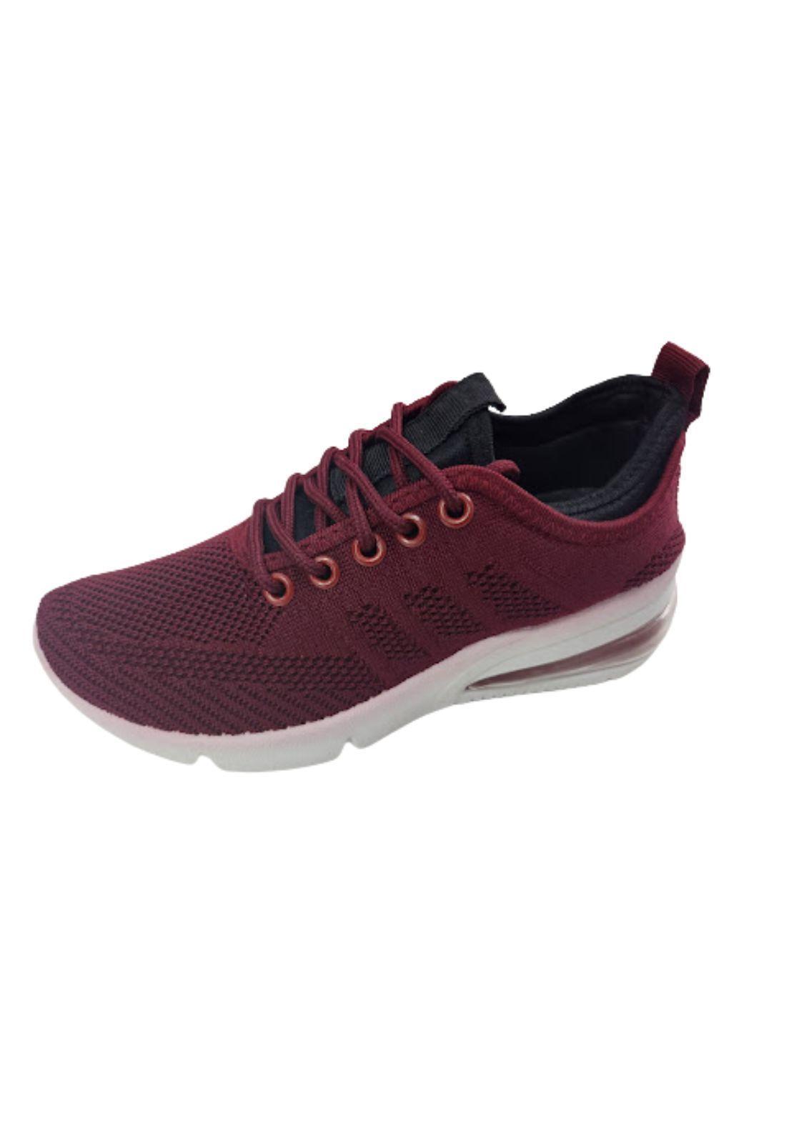 Zapatilla Urbana Mujer Burdeo-0