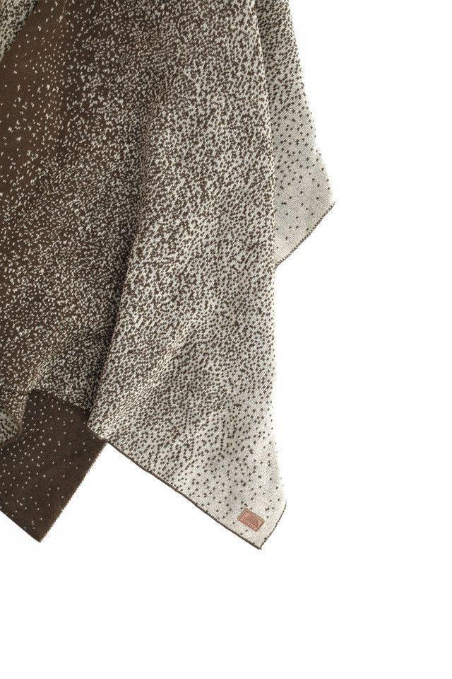 Poncho Café Lurex Humana-1