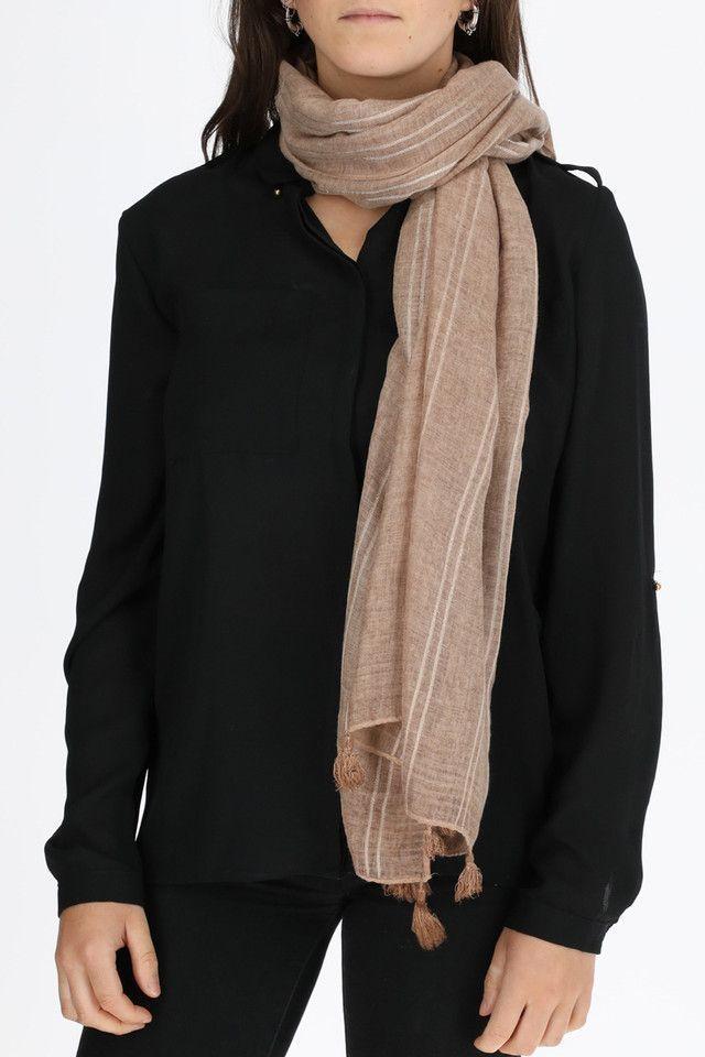 Pañuelo Liso Block Beige Humana-2