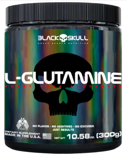 L glutamine  black skull 60 servicios-0