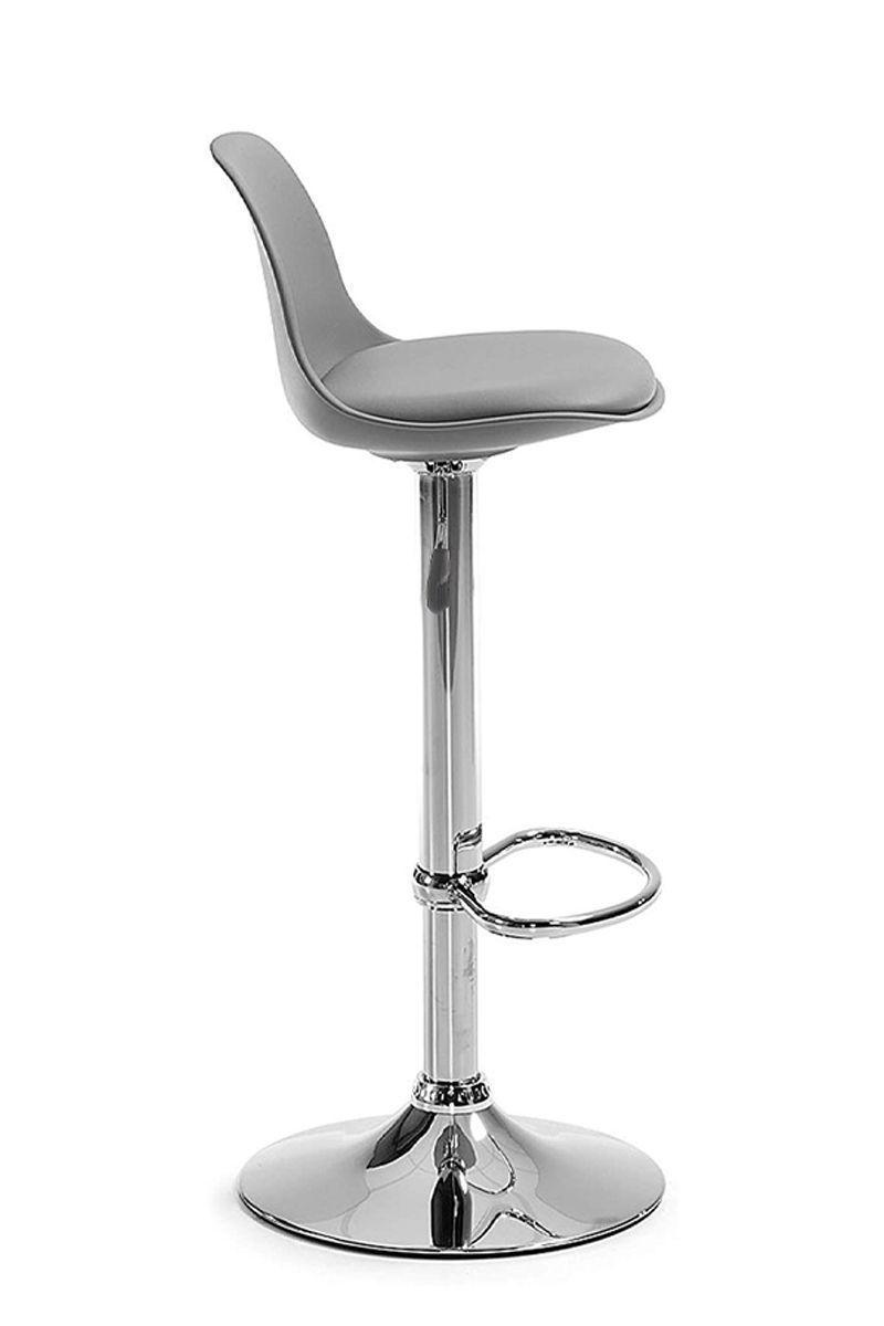 Pack 4 Sillas Altas Bar Orlando-T Gris-2