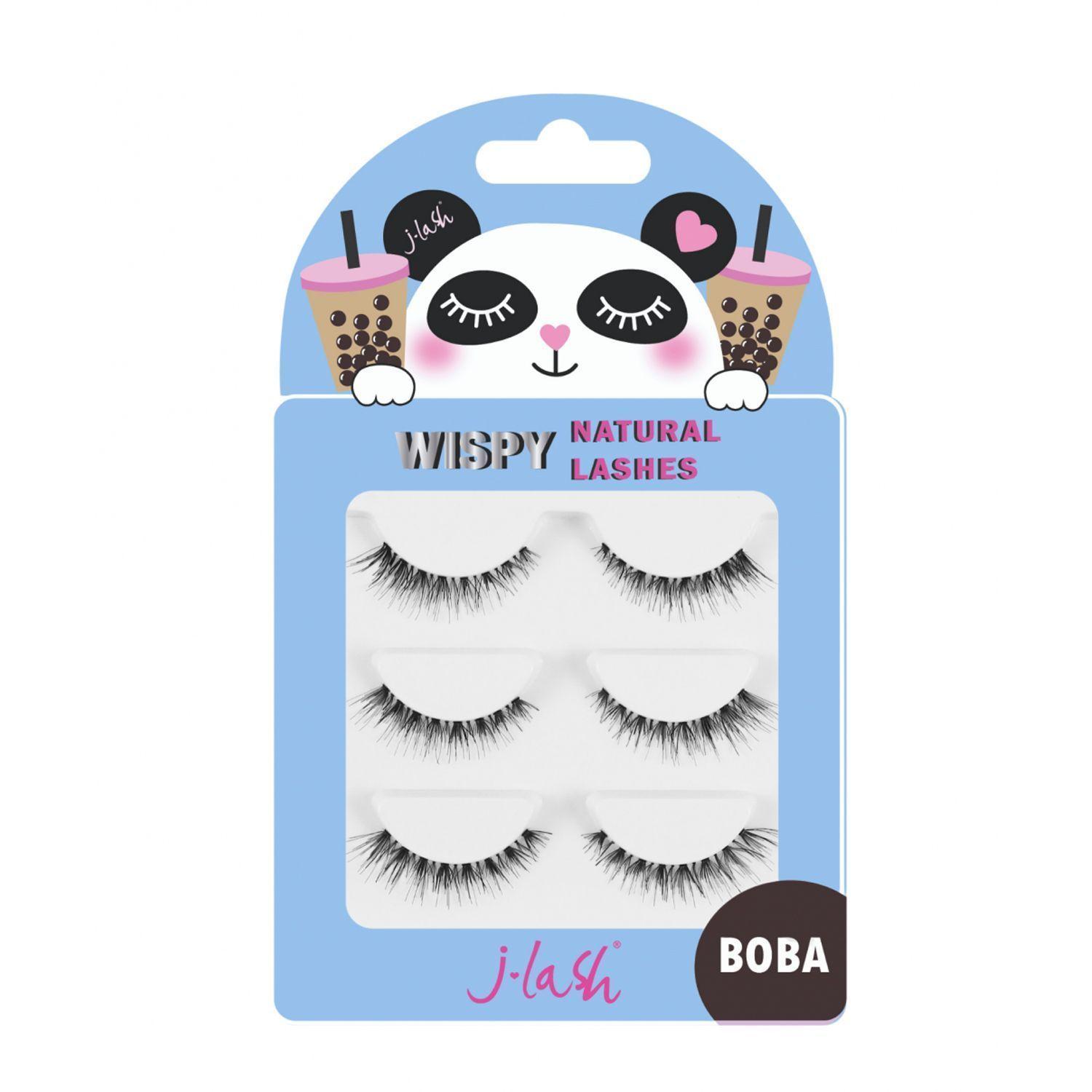 Set Pestañas "Boba" + Delineador Adhesivo de Pestañas Negro J-Lash-4