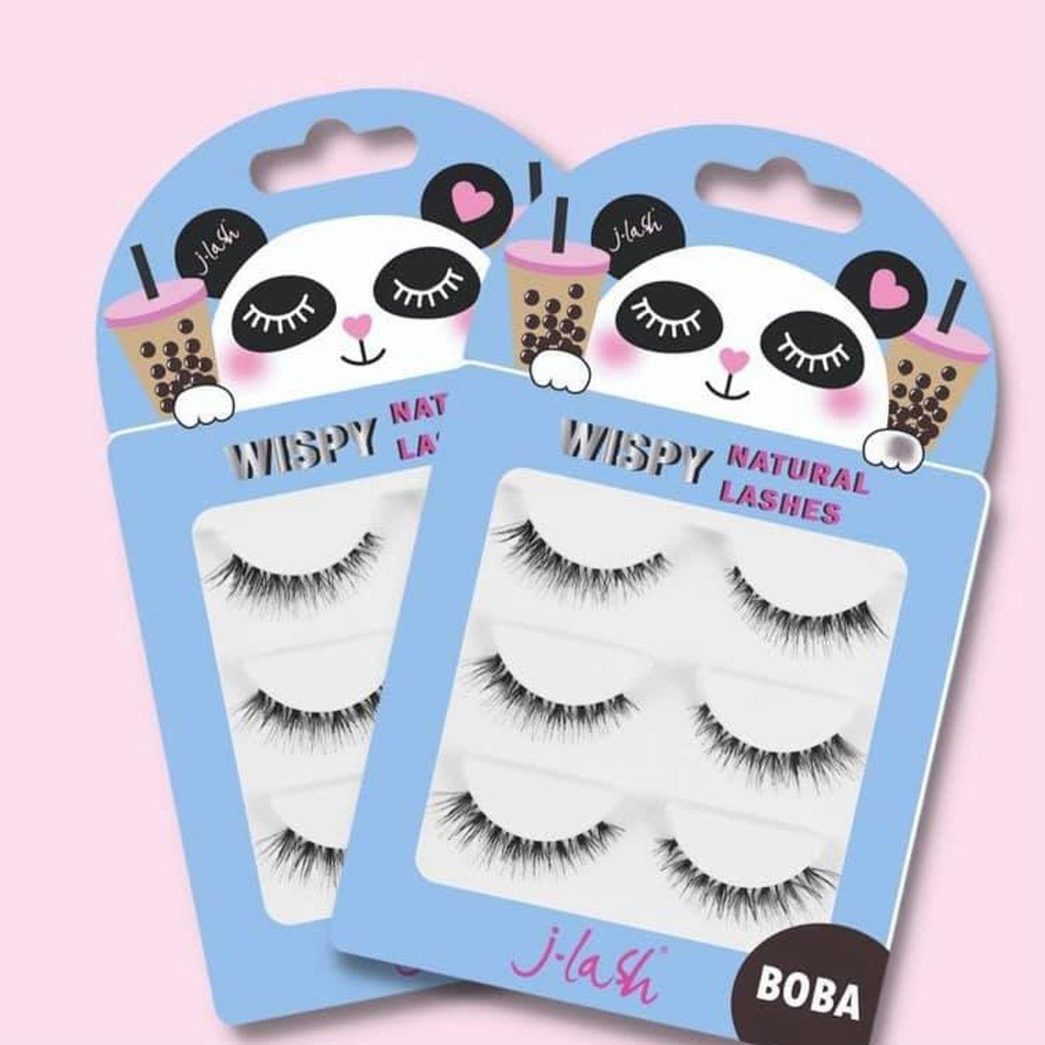 Set Pestañas "Boba" + Delineador Adhesivo de Pestañas Negro J-Lash-5