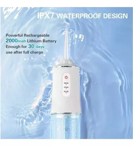 Irrigador Bucal Portatil Recargable-2