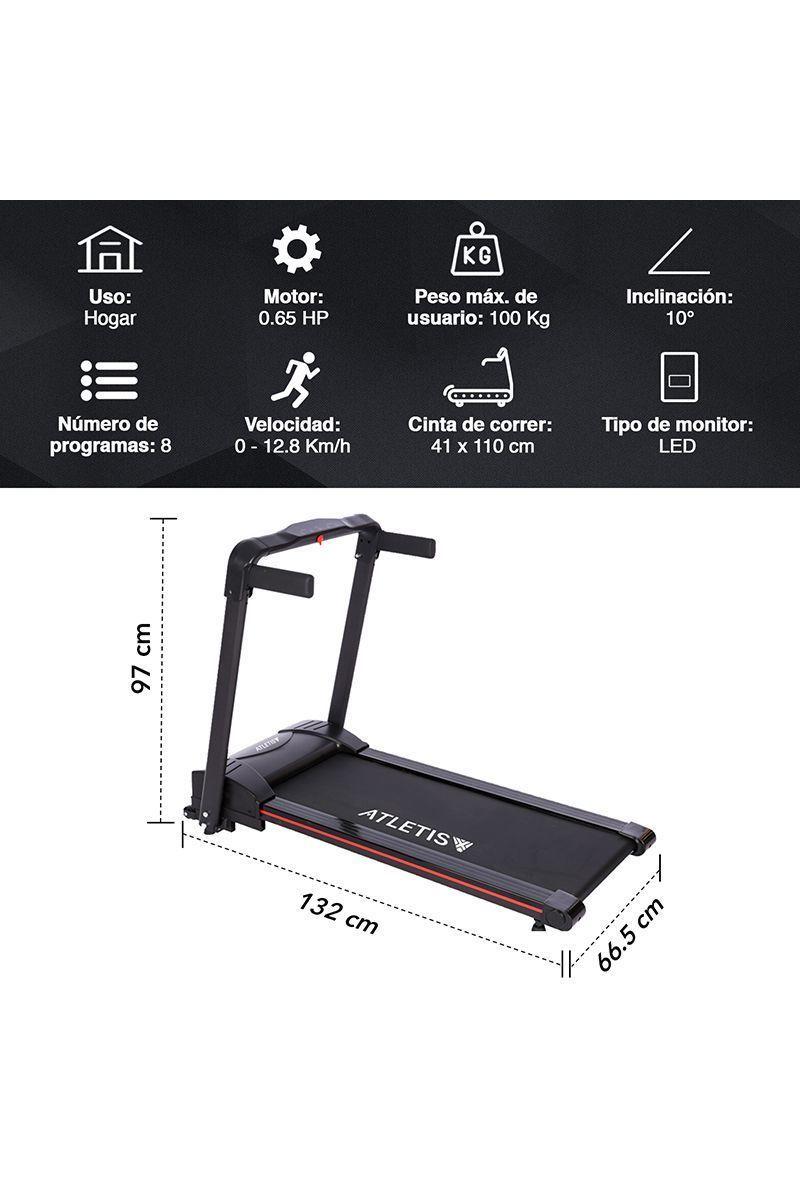Pack Trotadora Plegable Pro + Mancuerna Ajustable 24 kg Negro-1