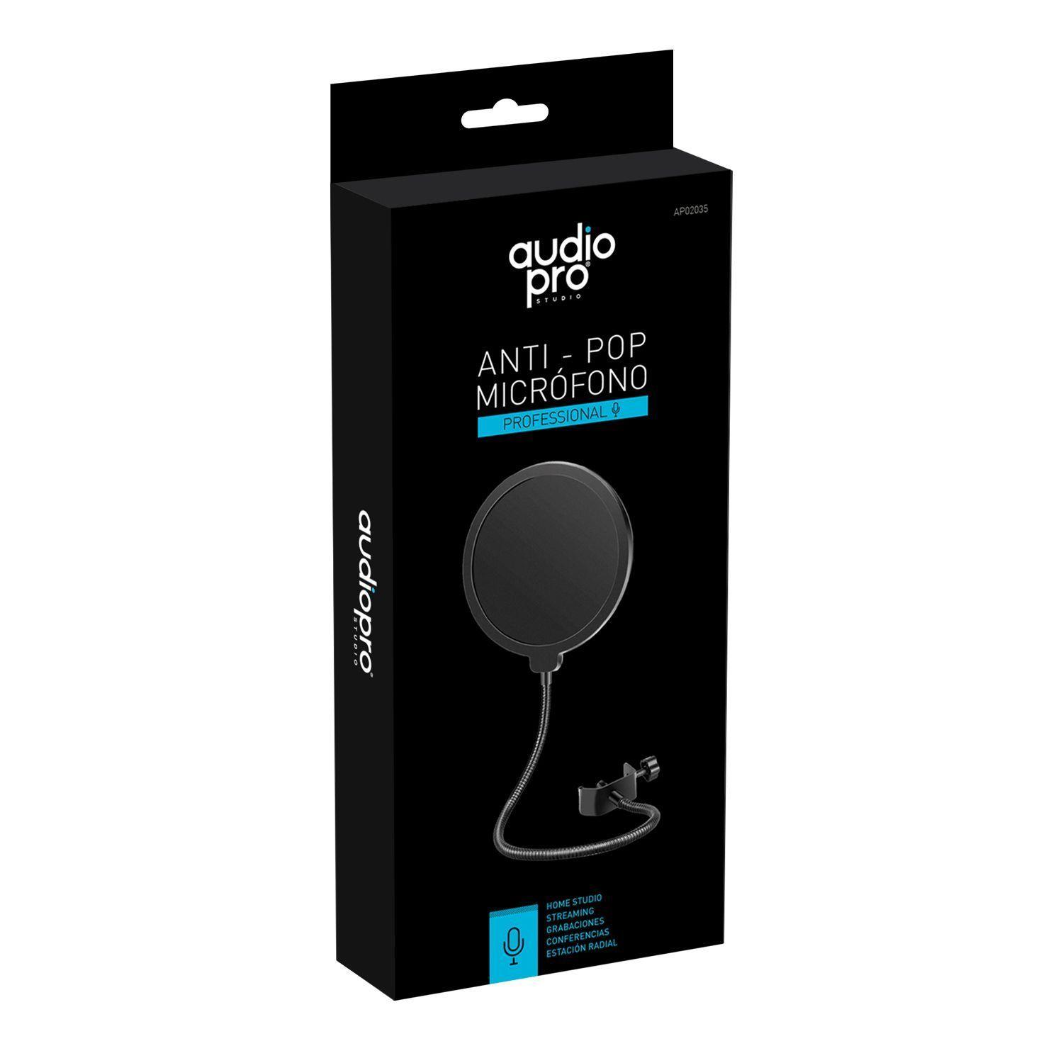 Filtro Anti Pop Para Microfono Audiopro-4