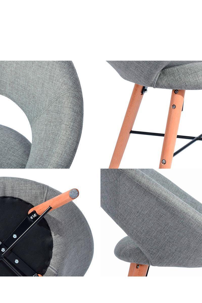 Pack 4 Sillas Comedor Sitial Tela-4