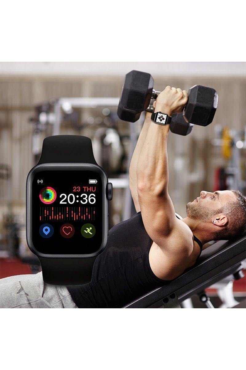 Smartwatch Reloj Inteligente T500 Negro-5