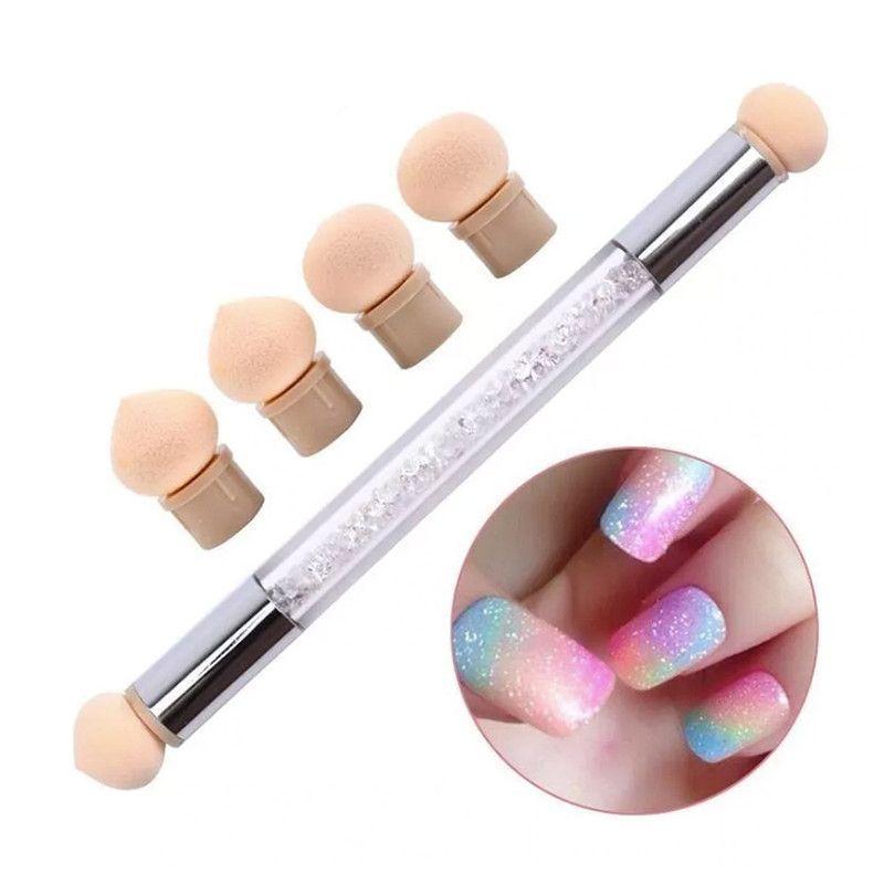 Kit decoraciones pinceles esmaltes y pedrería para uñas CVL-6