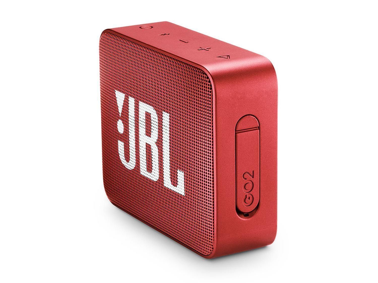 Parlante Bluetooth JBL GO 2 Portable Resistencia IPX7 rojo-2